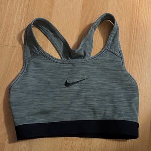 Nike Women's Heathered Gray Sports Bra